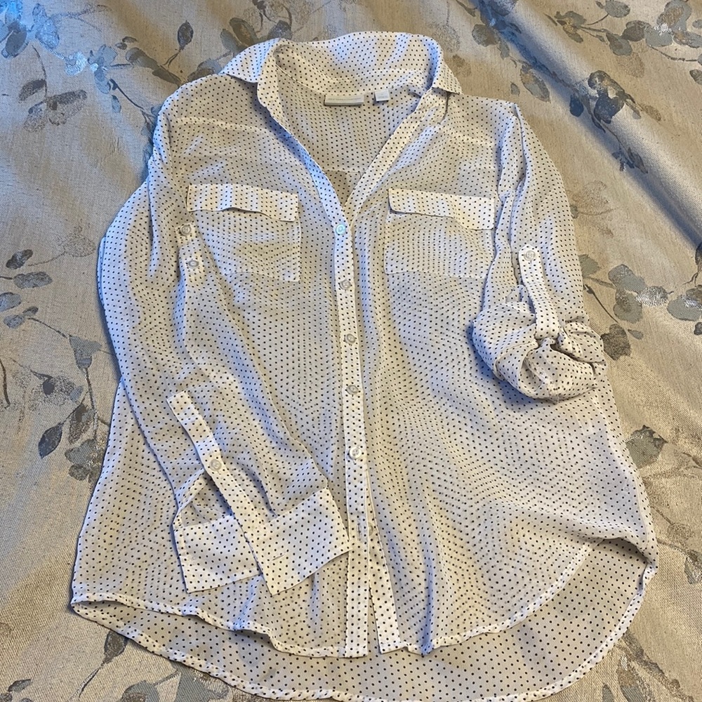 New York & Compnay Sheer blouse